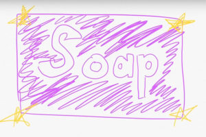 drawing of soap