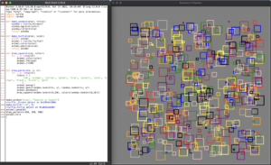 Programming turtles and squares in Ms. Yoo's Introduction to Computer Programming Class.