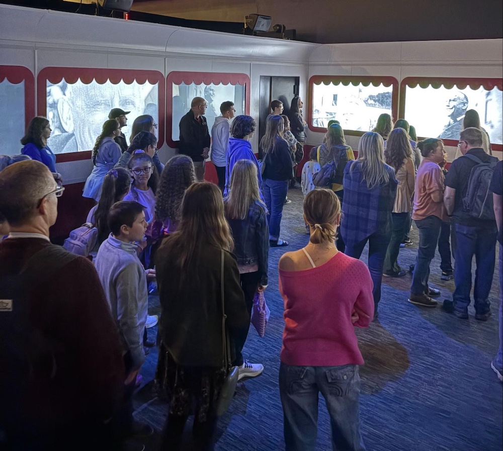 Group visits a museum during WTMA spring break 2026